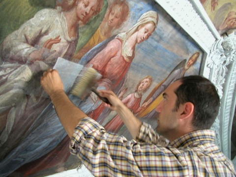 Dino Molinari Restauro e recupero di affreschi, tele e stucchi