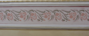 fascia decorativa con finta cornice